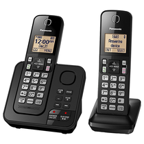 Aparelho de Telefone Panasonic KX-TGC362 2 Bases / Bina / Sem Fio
