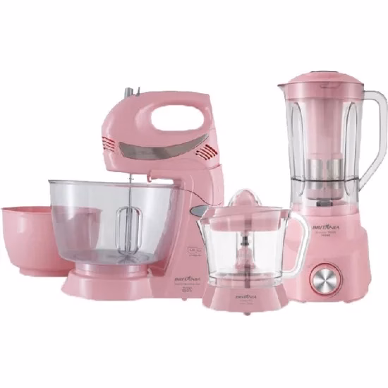 Batedeira + Extrator de Suco + Liquidificador Britania BKT51R 110V