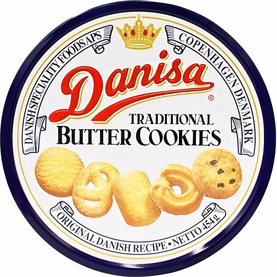 Biscoito Danisa Tradicional Butter Cookies 454G