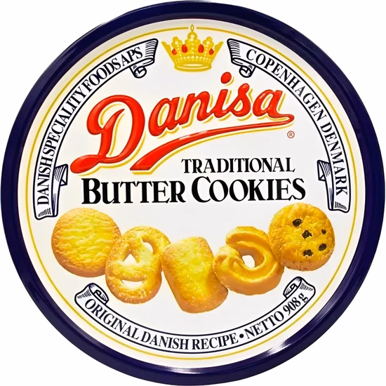 Biscoito Danisa Tradicional Butter Cookies 908G