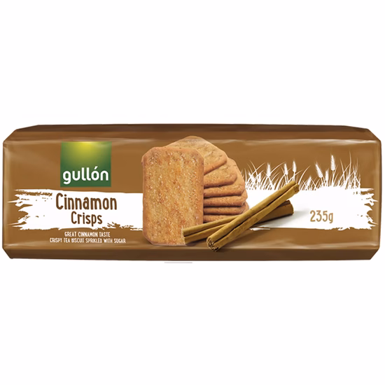 Bolacha Gullón Cinnamon Crisps 235G