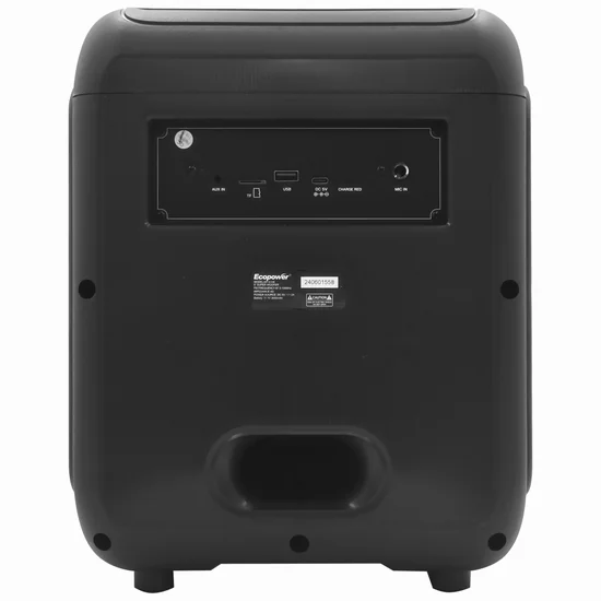 Caixa de Som Ecopower EP-S108 SD / USB / Bluetooth / Karaokê foto 2