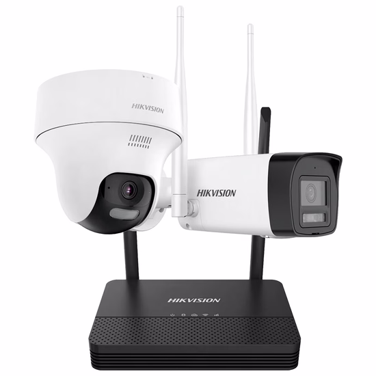 Câmera de Monitoramento & DVR Hikvision NKS422W02H 4 Canais