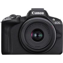 Câmera Digital Canon EOS R50 24.2MP 3.0" Lente RF-S 18-45MM IS STM
