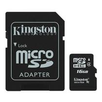 Cartão de Memória Kingston Micro SDHC 16GB Classe 4