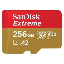 Cartão de Memória Sandisk Extreme Micro SDXC 256GB 190MB/s