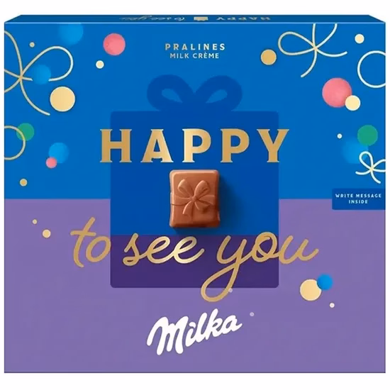 Chocolate Milka Pralines Happy To See You 110G