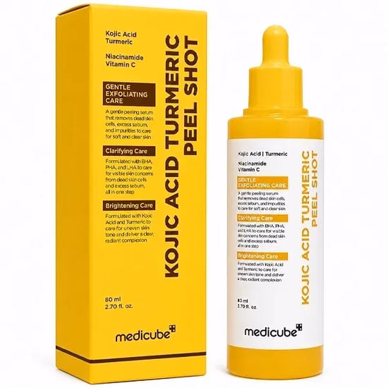 Esfoliante Facial Medicube Kojic Acid Turmeric Peel Shot 80ML