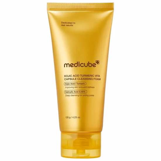 Espuma de Limpeza Facial Medicube Kojic Acid Turmeric Capsule Cleansing Foam 120G