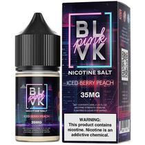 Essência para Vaper BLVK Pink Salt Iced Berry Peach 30ML foto 1