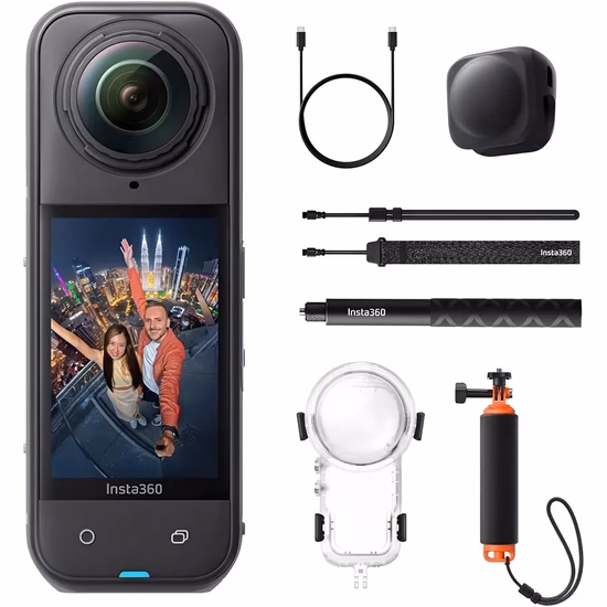 Filmadora Insta360 X5 Diving Bundle