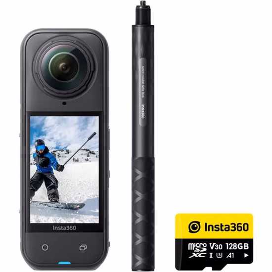Filmadora Insta360 X5 Snowboard Bundle