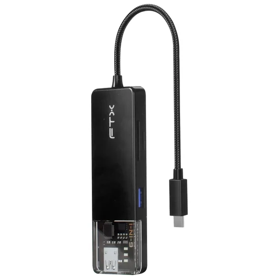 Hub USB FTX CT-HUBT4-PB - 2 Portas USB foto 1