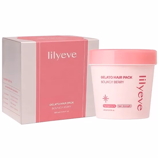 Máscara Capilar Lilyeve Gelato Hair Pack Bouncy Berry 200ML