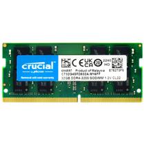 Memória Crucial DDR4 32GB 3200MHZ Notebook CT32G4SFD832A
