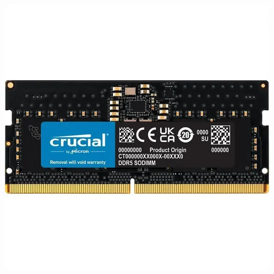 Memória Crucial DDR5 8GB 4800MHz Notebook CT8G48C40S5