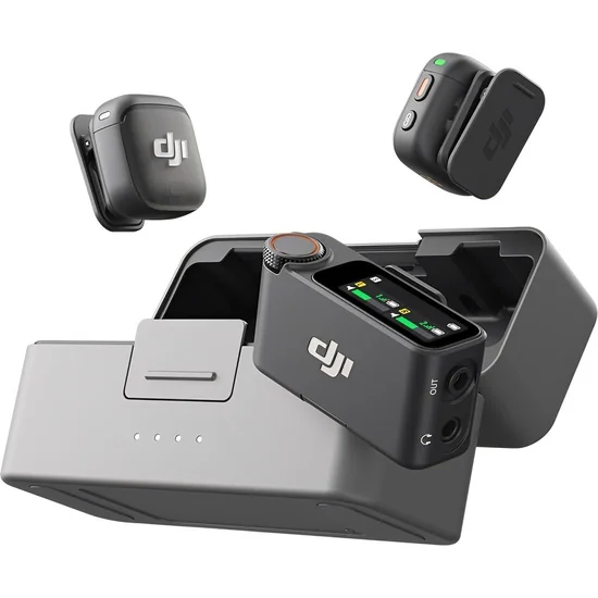 Microfone DJI Mic 3 (2 TX + 1 RX + Charging Case) foto 1