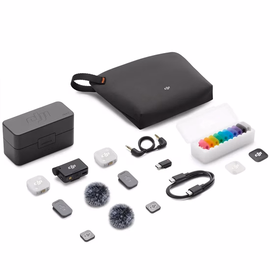 Microfone DJI Mic Mini 2 (2 TX + 1 RX + Charging Case) foto 1