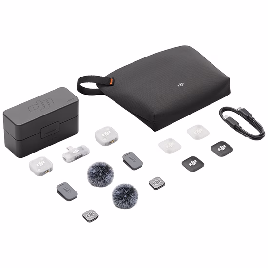 Microfone DJI Mic Mini 2 (2 TX + Mobile 1 RX + Charging Case) foto 1