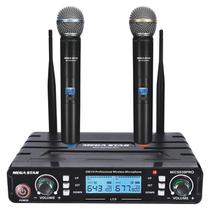 Microfone Mega Star MIC5539PRO Sem Fio