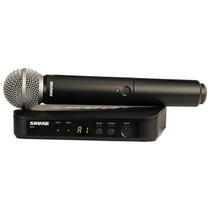 Microfone Shure BLX24/SM58 Sem Fio