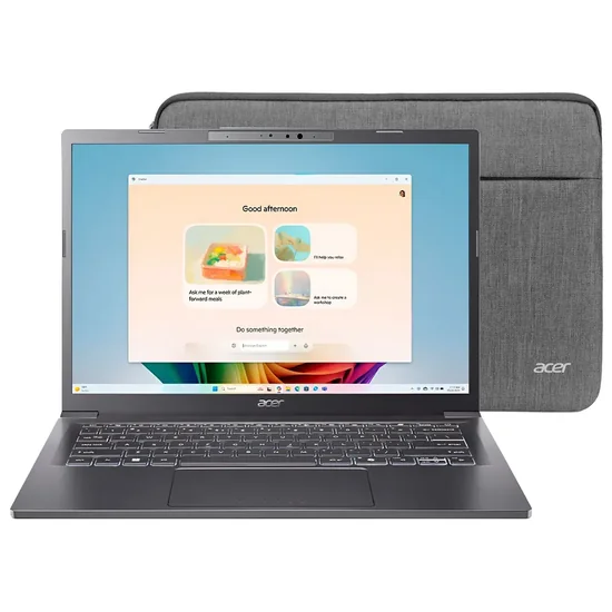 Notebook Acer Aspire 14 AI A14-52MT-59DP Intel Core Ultra 5 2.1GHz / Memória 16GB / SSD 1TB / 14" / Windows 11