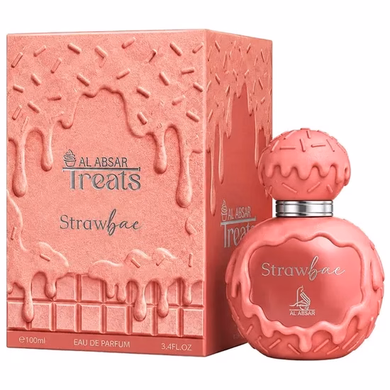 Perfume Al Absar Treats Strawbae Eau de Parfum Feminino 100ML