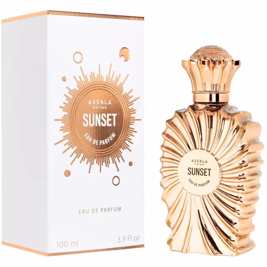 Perfume Assala Prime Sunset Eau de Parfum Unissex 100ML