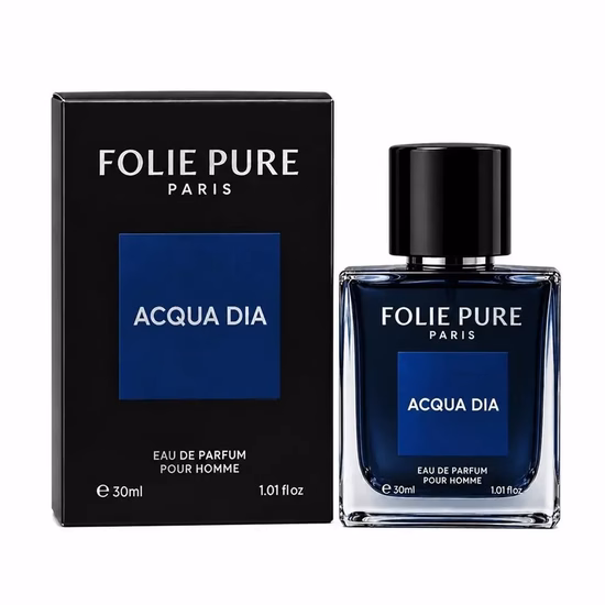 Perfume Folie Pure Acqua Dia Eau de Parfum Masculino 30ML