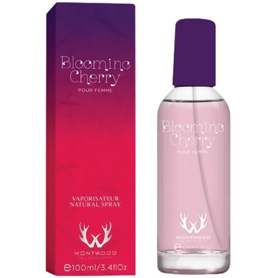Perfume Montwood Blooming Cherry Eau de Toilette Feminino 100ML