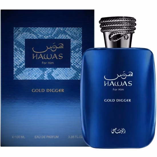 Perfume Rasasi Hawas Gold Digger Eau de Parfum Masculino 100ML