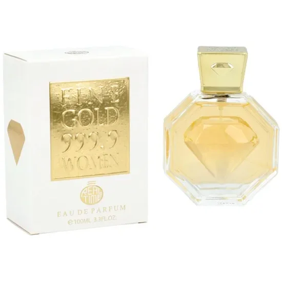 Perfume Real Time Fine Gold 999.9 Eau de Parfum Feminino 100ML