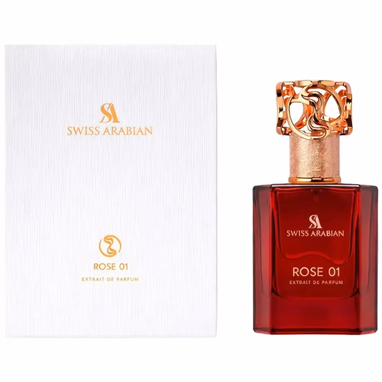 Perfume Swiss Arabian Rose 01 Extrait de Parfum Unissex 50ML