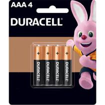 Pilha Duracell AAA - 4 Unidades