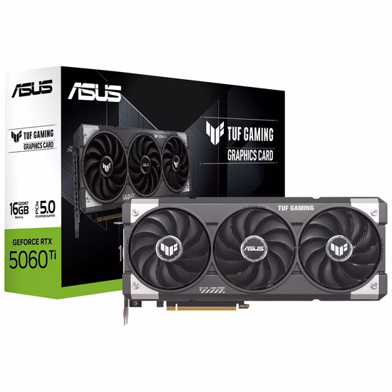 Placa de Vídeo Asus TUF Gaming GeForce RTX5060TI 16GB GDDR7 PCI-Express