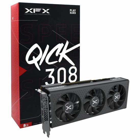 Placa de Vídeo XFX Speedster QICK 308 Radeon RX7600 8GB GDDR6 PCI