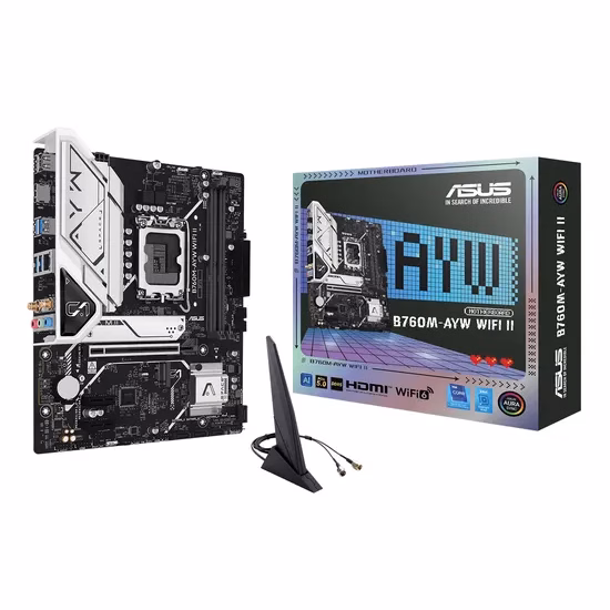 Placa Mãe Asus B760M-AYW Wi-Fi II Intel Soquete LGA 1700