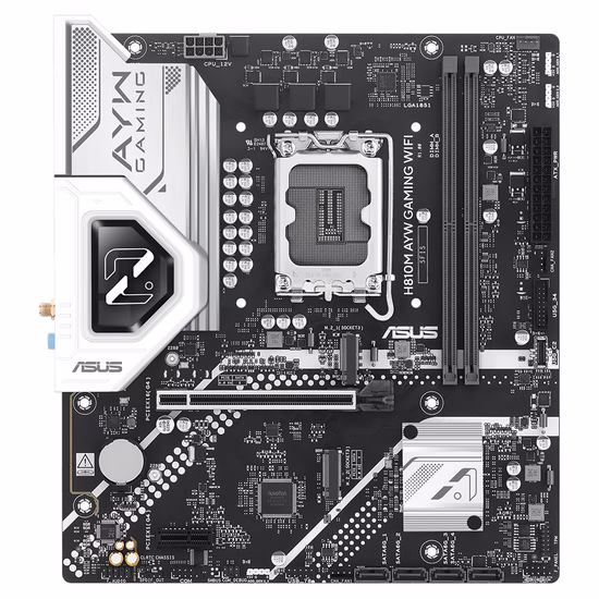 Placa Mãe Asus H810M-AYW Gaming Wi-Fi Intel Soquete LGA 1851 foto 1