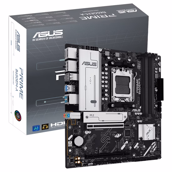 Placa Mãe Asus Prime B650EM-A AMD Soquete AM5