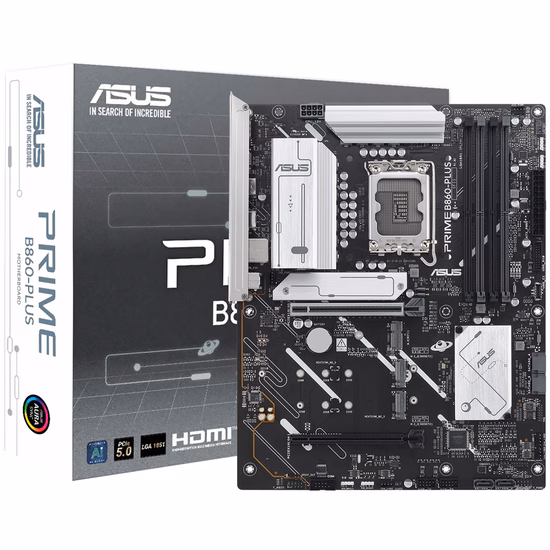 Placa Mãe Asus Prime B860-Plus Intel Soquete LGA 1851