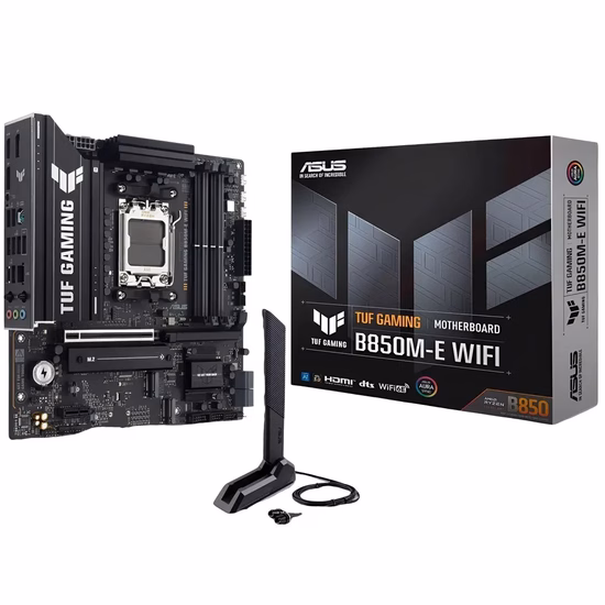 Placa Mãe Asus TUF Gaming B850M-E Wi-Fi AMD Soquete AM5
