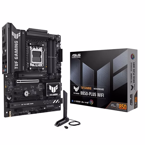 Placa Mãe Asus TUF Gaming B850M-Plus Wi-Fi 7 AMD Soquete AM5