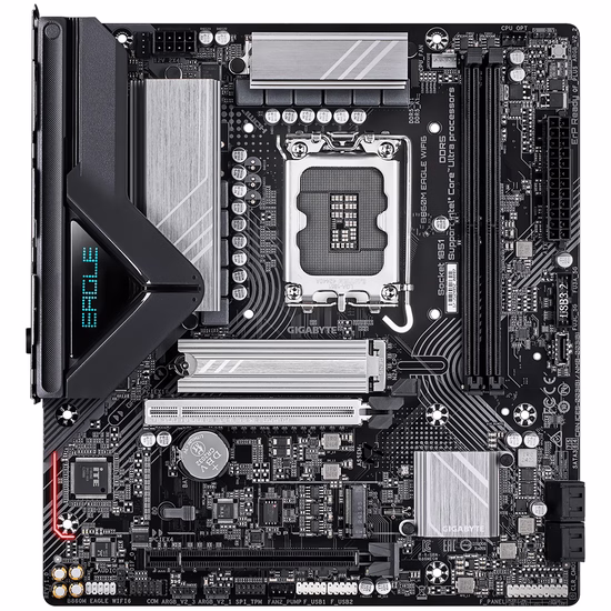 Placa Mãe Gigabyte B860M Eagle Wi-Fi 6 Intel Soquete LGA 1851 foto 1