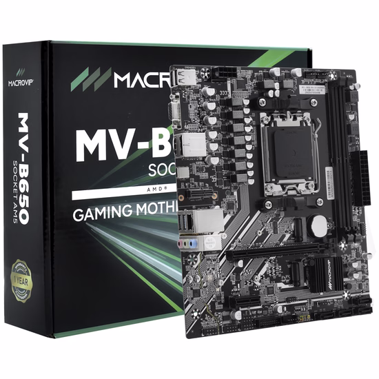 Placa Mãe Macrovip MV-B650 AMD Soquete AM5
