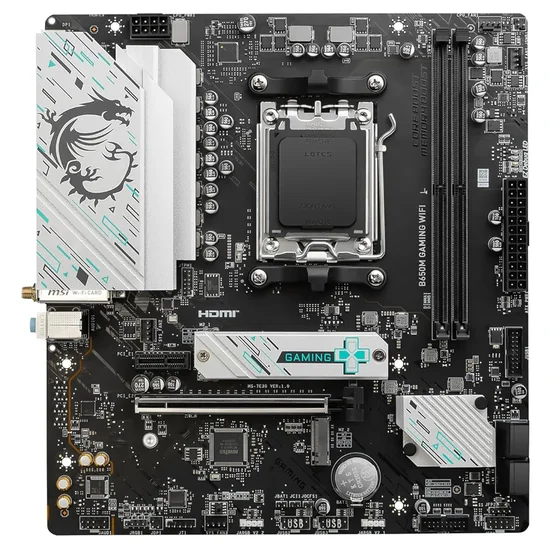 Placa Mãe MSI B650M Gaming Wi-Fi AMD Soquete AM5 foto 1