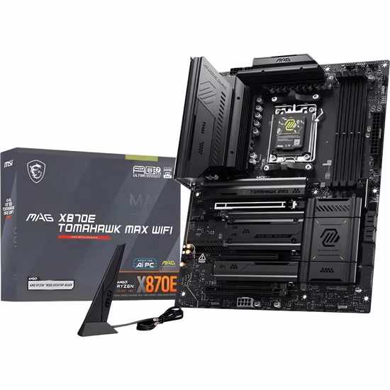 Placa Mãe MSI Mag X870E Tomahawk Max Wi-Fi AMD Soquete AM5