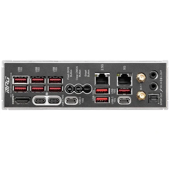 Placa Mãe MSI MPG X870E Carbon Wi-Fi AMD Soquete AM5 foto 2