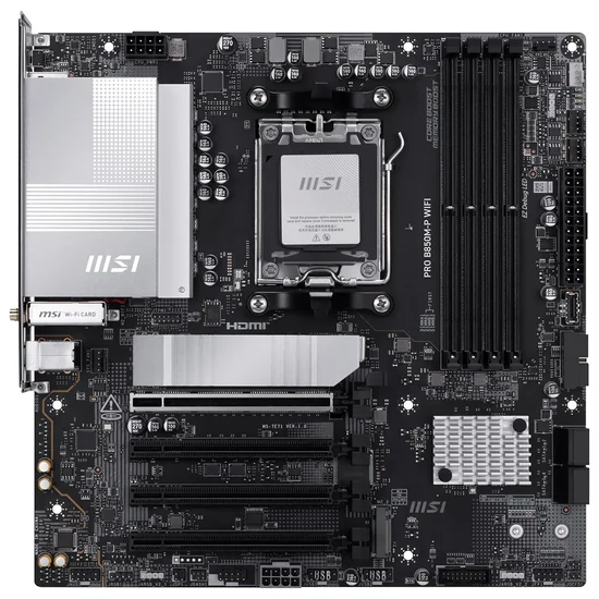 Placa Mãe MSI Pro B850M-P Wi-Fi AMD Soquete AM5 foto 1