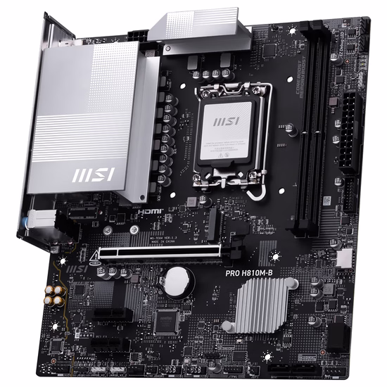 Placa Mãe MSI Pro H810M-B Intel Soquete LGA 1851 foto 1