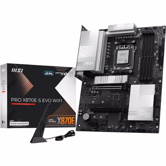 Placa Mãe MSI Pro X870E-S Evo Wi-Fi AMD Soquete AM5